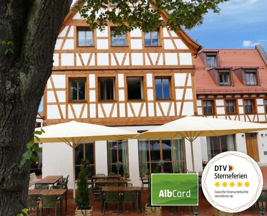 4 Apartments Im Hof By Gasthof Linde アルプシュタット エクステリア 写真